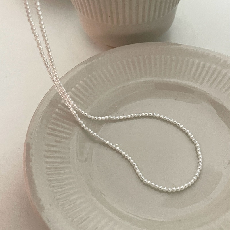 Title 4, Collier minimaliste de perles de riz pour femmes