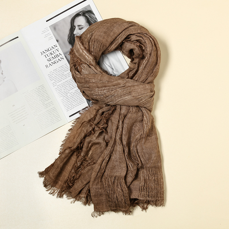 Distressed Four Seasons Beggar Style Casual Scarf - Image 6