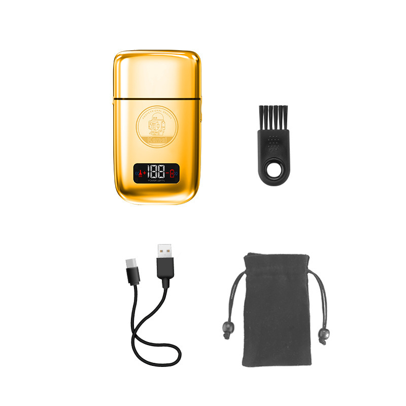 LCD Digital Display Metal Body Power Strong Electric Shaver - Image 7
