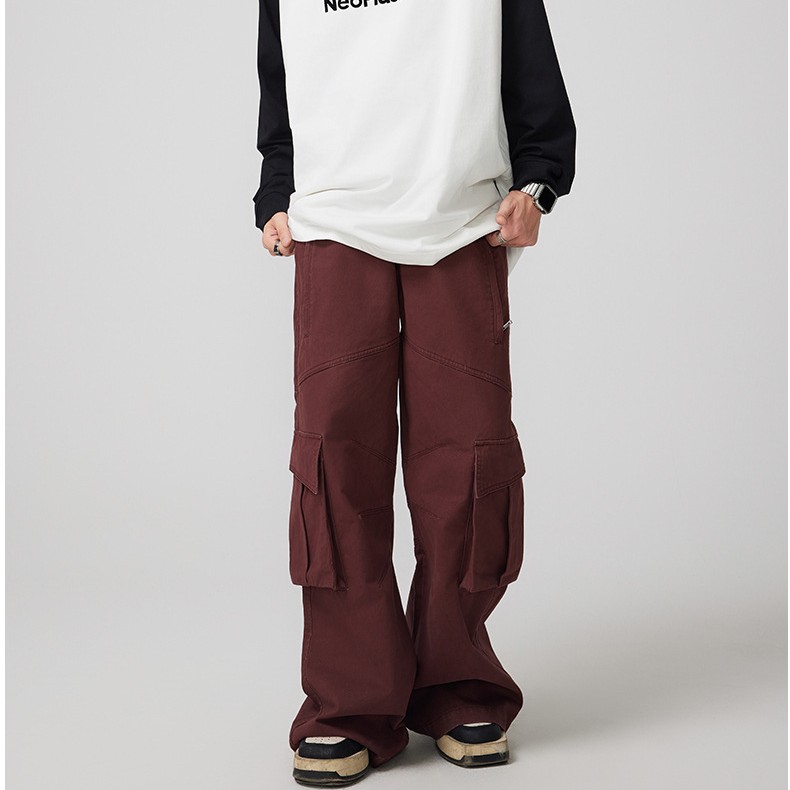 Pu Shuai Fried Street Couple Trendy Brand Casual Trousers