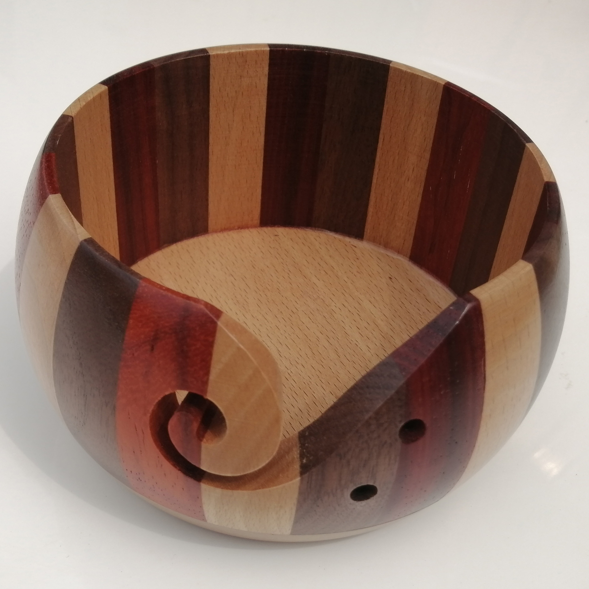 Title 1, Wooden Bowl Household Wool Storage Bowl