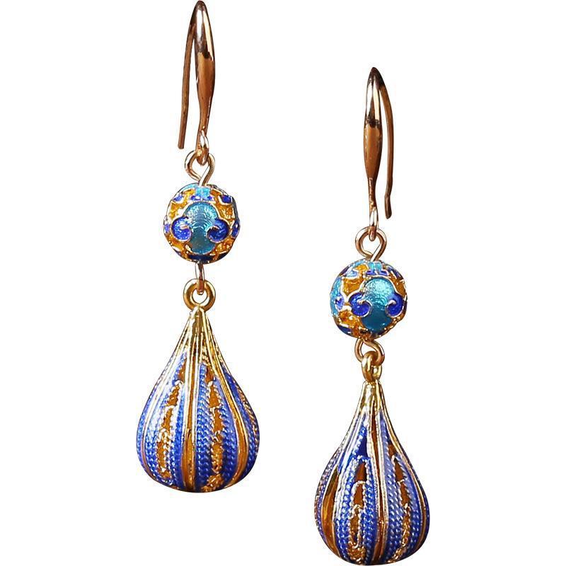 Title 2, Cloisonne Earrings Women