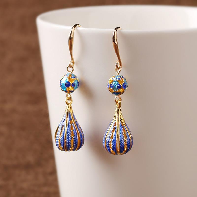 Title 5, Cloisonne Earrings Women