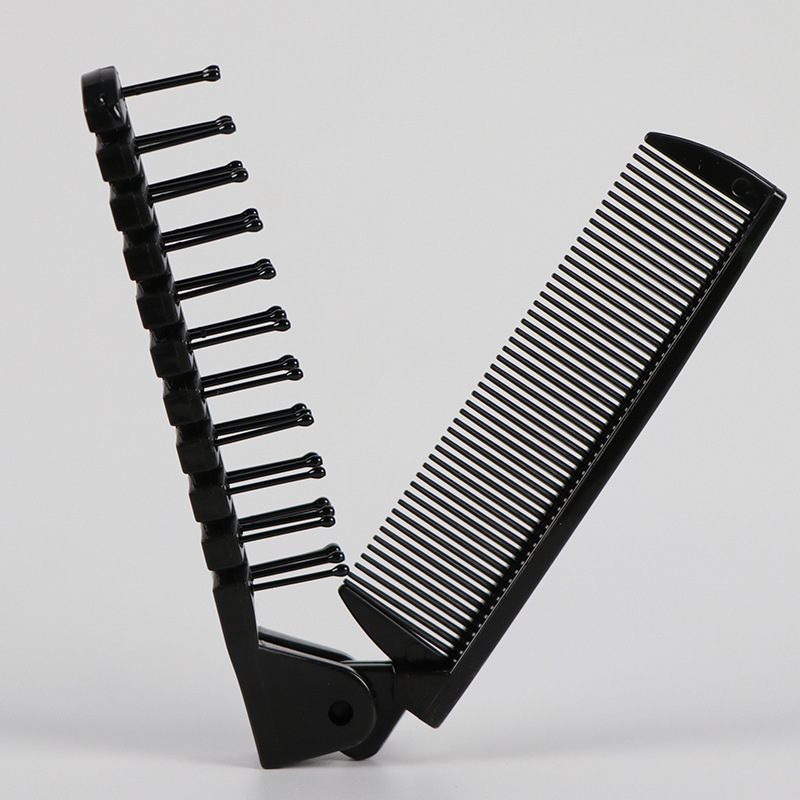 Title 1, Portable Creative Double Folding Folding Comb B...