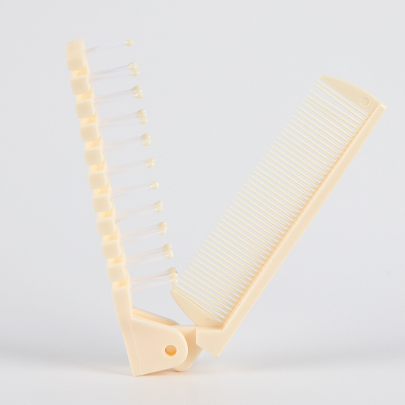 Title 4, Portable Creative Double Folding Folding Comb B...