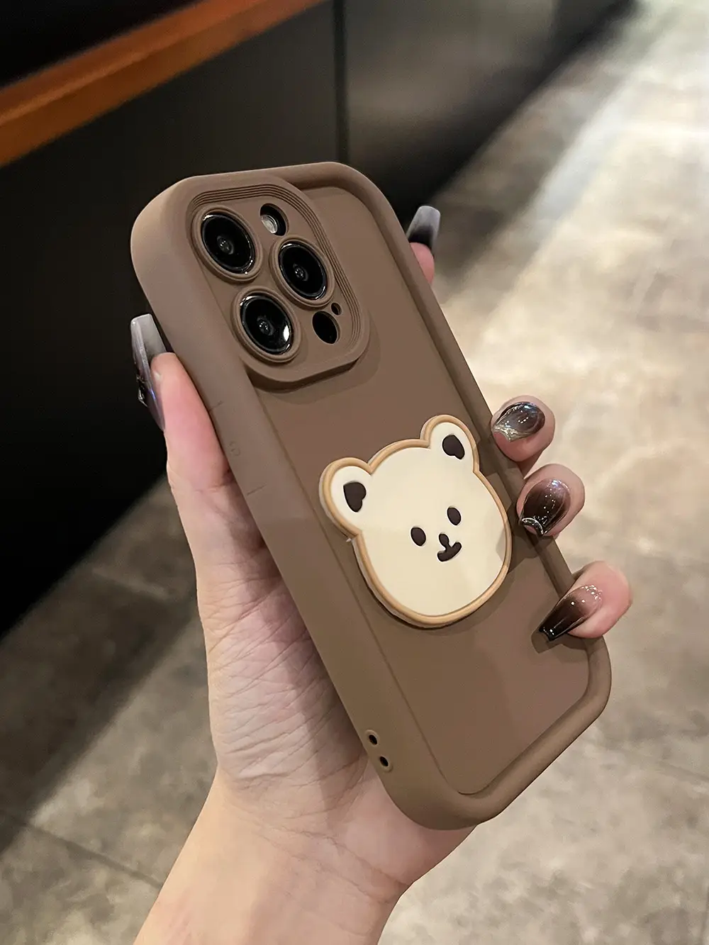 Cartoon Bear Soft Silicone Phone Protector