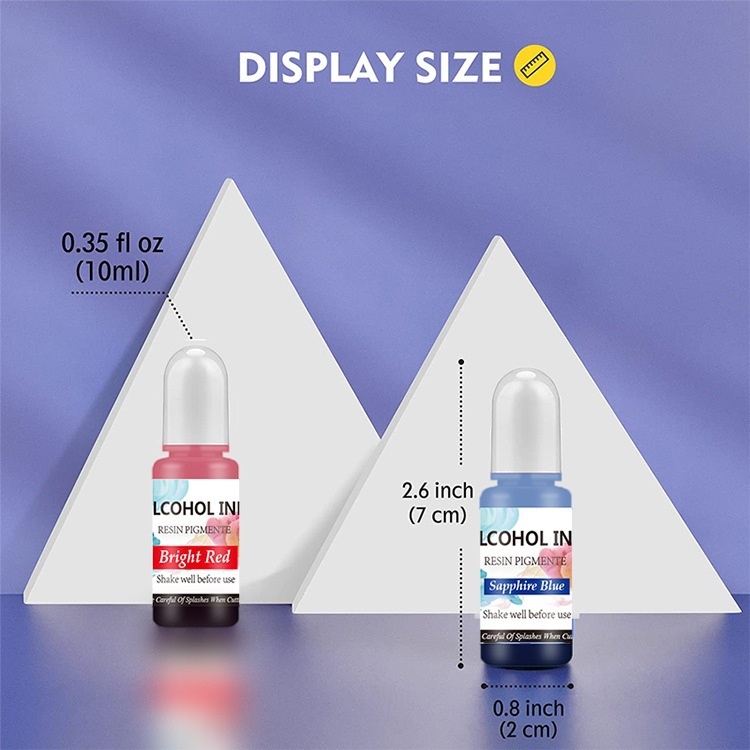 Cross-border Manufacturers Crystal Glue Use Hair Dye Diffusion Color Concentrate Color Rendering 3D Blooming Fluid Alcohol Ink - Image 5