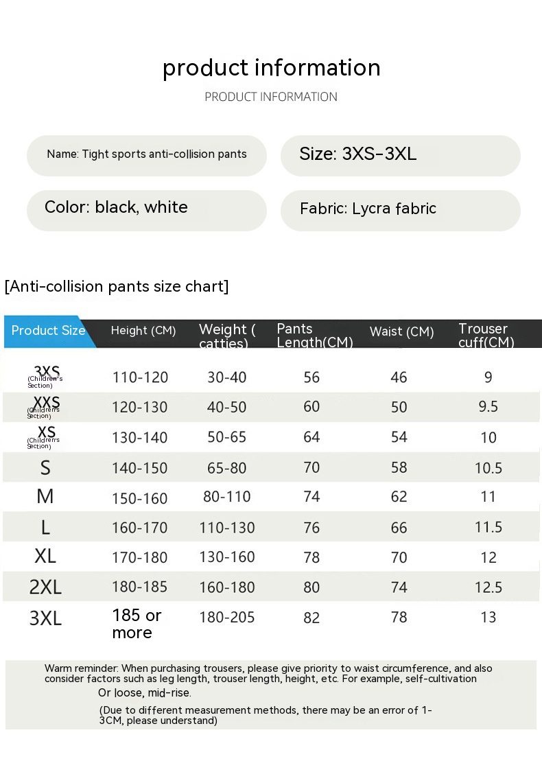 High Elastic Tight Basketball Anti-collision Pants Men’s Professional Training