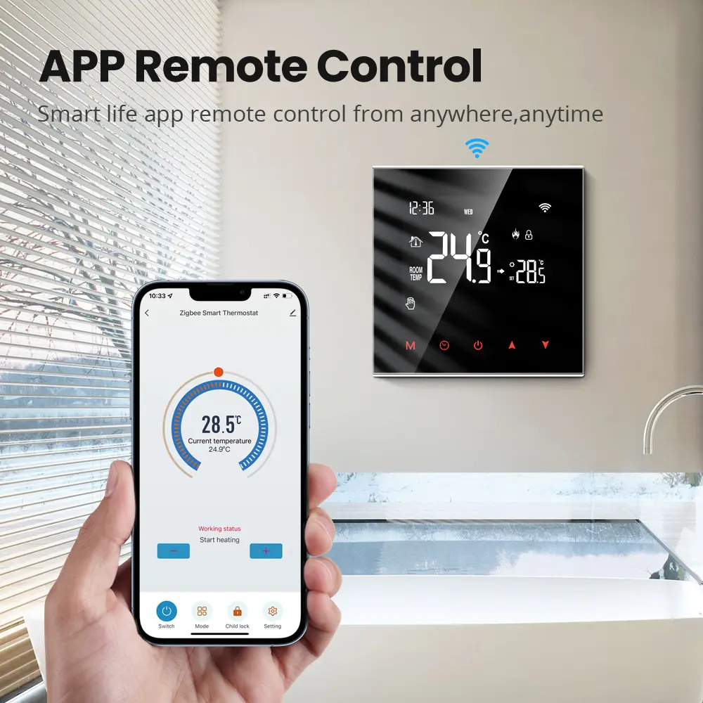 Smart Temperature Controller Floor Heating Wall-hanging Stove