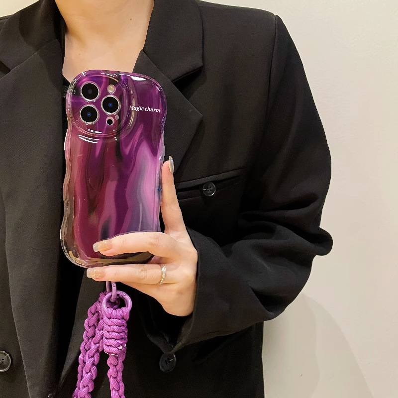 Advanced Blooming Purple Phone Case - Image 3