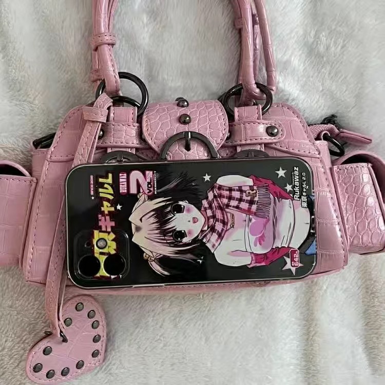 Square Rivet Hand-carrying Hand-carrying Crossbody Bag — foto 2