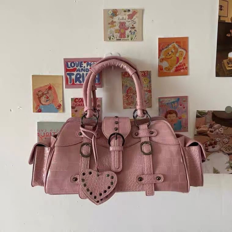 Square Rivet Hand-carrying Hand-carrying Crossbody Bag — foto 16