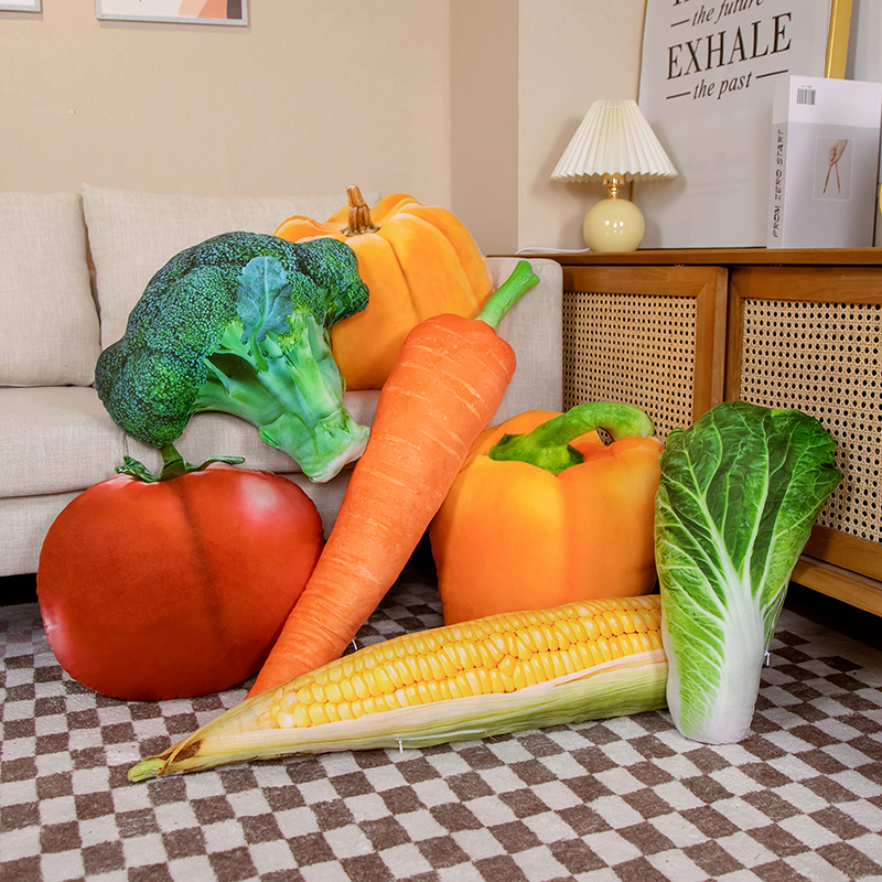 Vegetables Style Pillow Cute Sofa Back Cushion