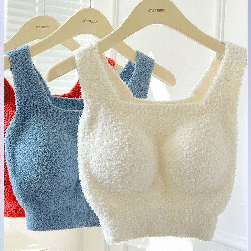 Title 4, Lambswool Warm Vest Bra One-piece Women