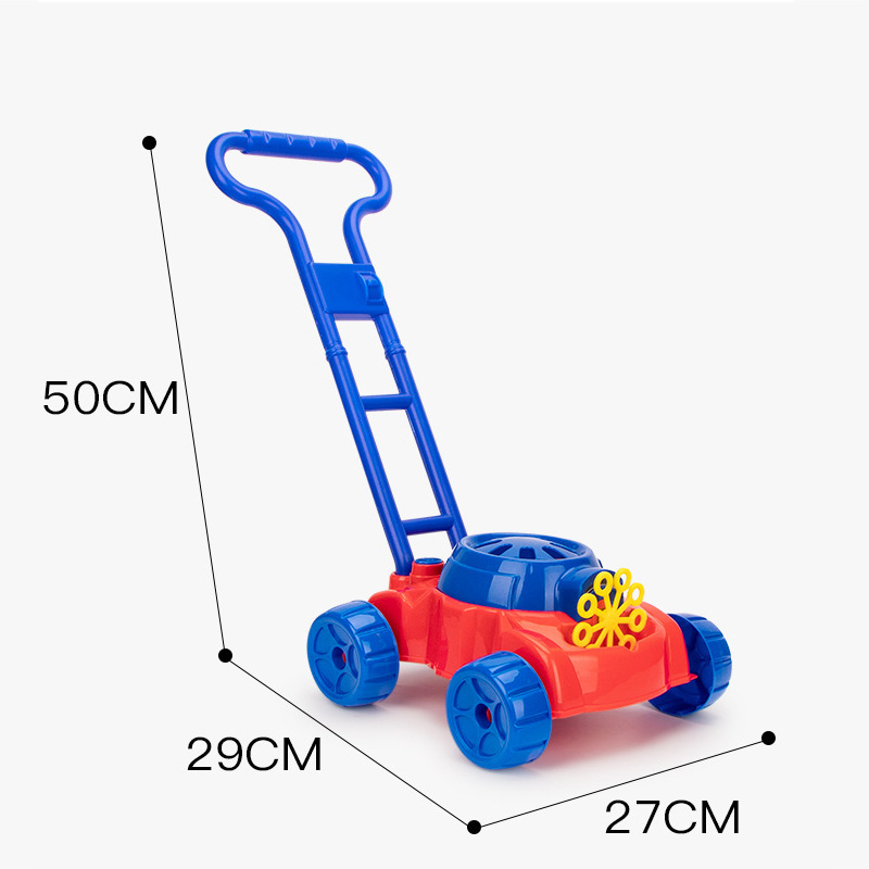 Electric Bubble Children’s Toddler Trolley Parent-child Outdoor Tank Toy