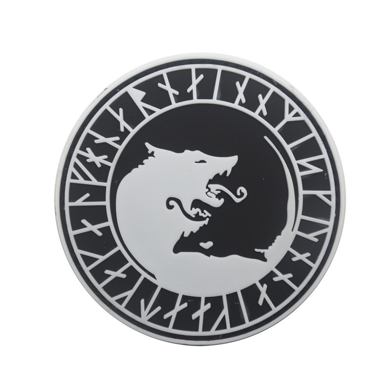 Viking Wolf Patch - Stylish Addition