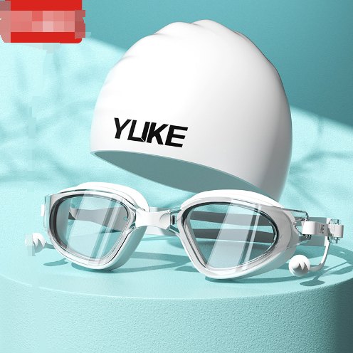 HD Fog Waterproof Large Frame Swimming Glasses - Image 13