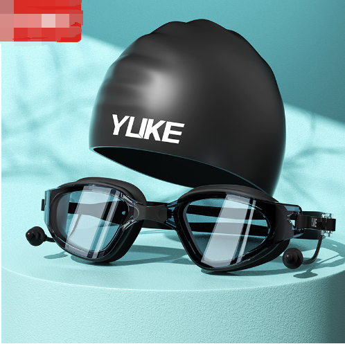 HD Fog Waterproof Large Frame Swimming Glasses - Image 6