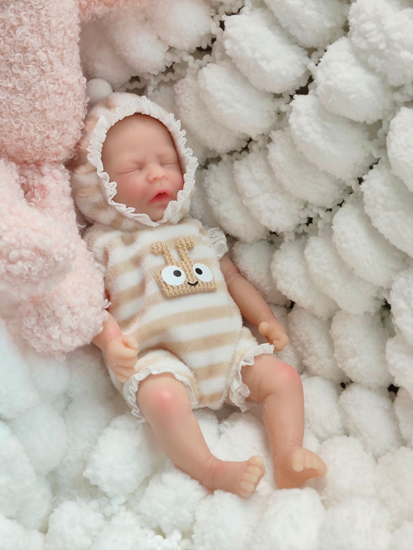 Title 2, 8-inch Reborn Doll Mold Reborn Doll Kit DIY Acc...