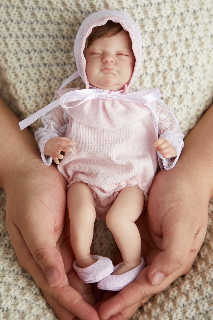 Title 7, 8-inch Reborn Doll Mold Reborn Doll Kit DIY Acc...