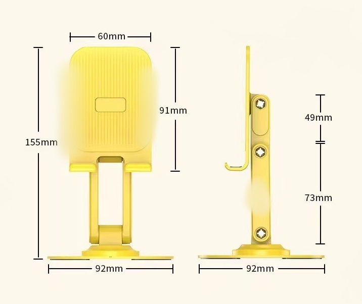 Mobile Phone Holder Folding Phablet Support Printing - Image 4