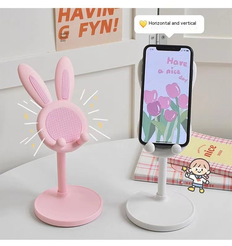 Cartoon Bunny Desktop Phone Tablet Adjustable Bracket - Image 10