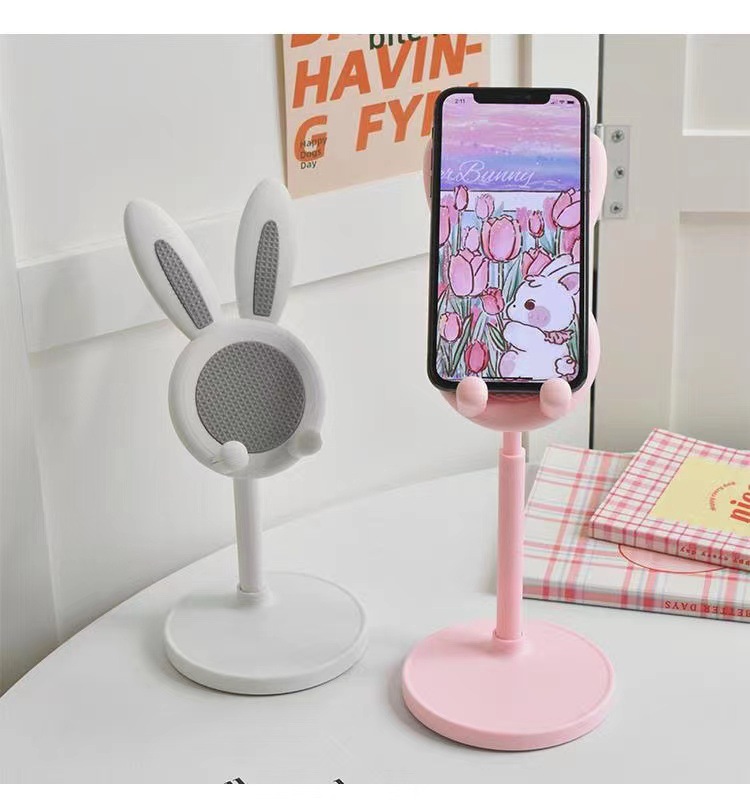 Cartoon Bunny Desktop Phone Tablet Adjustable Bracket - Image 6