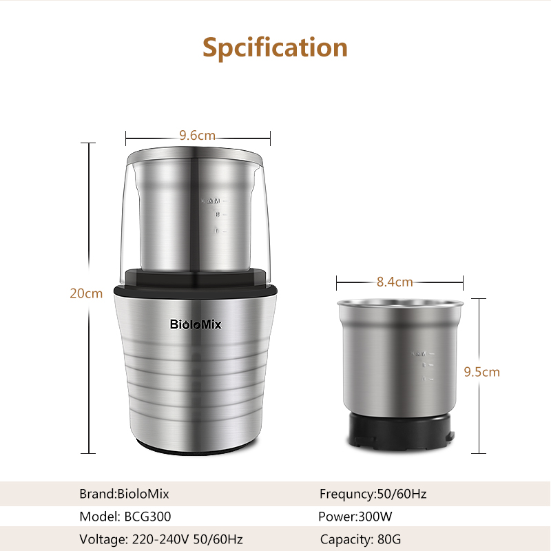 Title 1, Dry and wet dual-cup coffee grinder