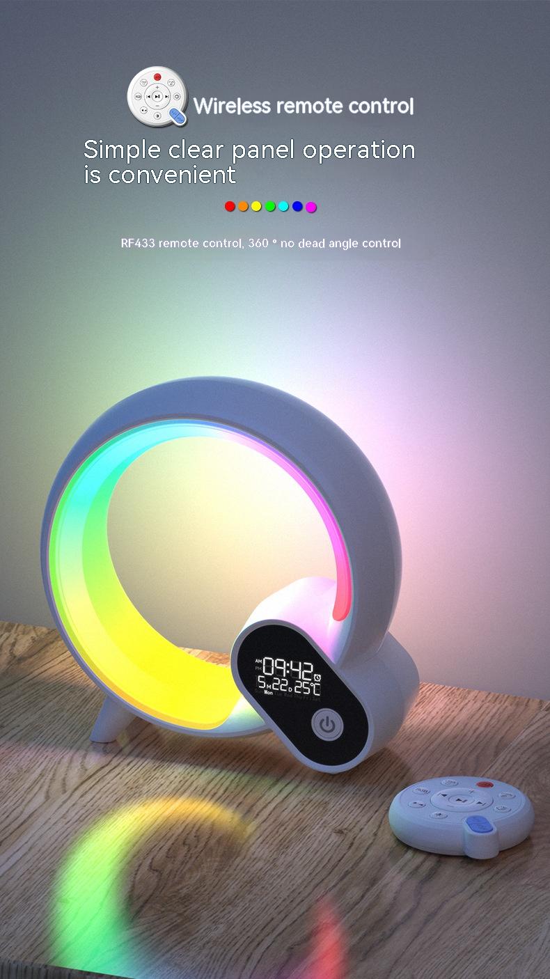 Smart Atmosphere Lamp Alarm Clock – Sunrise Simulation, Bluetooth, APP Control | Shop Now on CyberRigStore.com