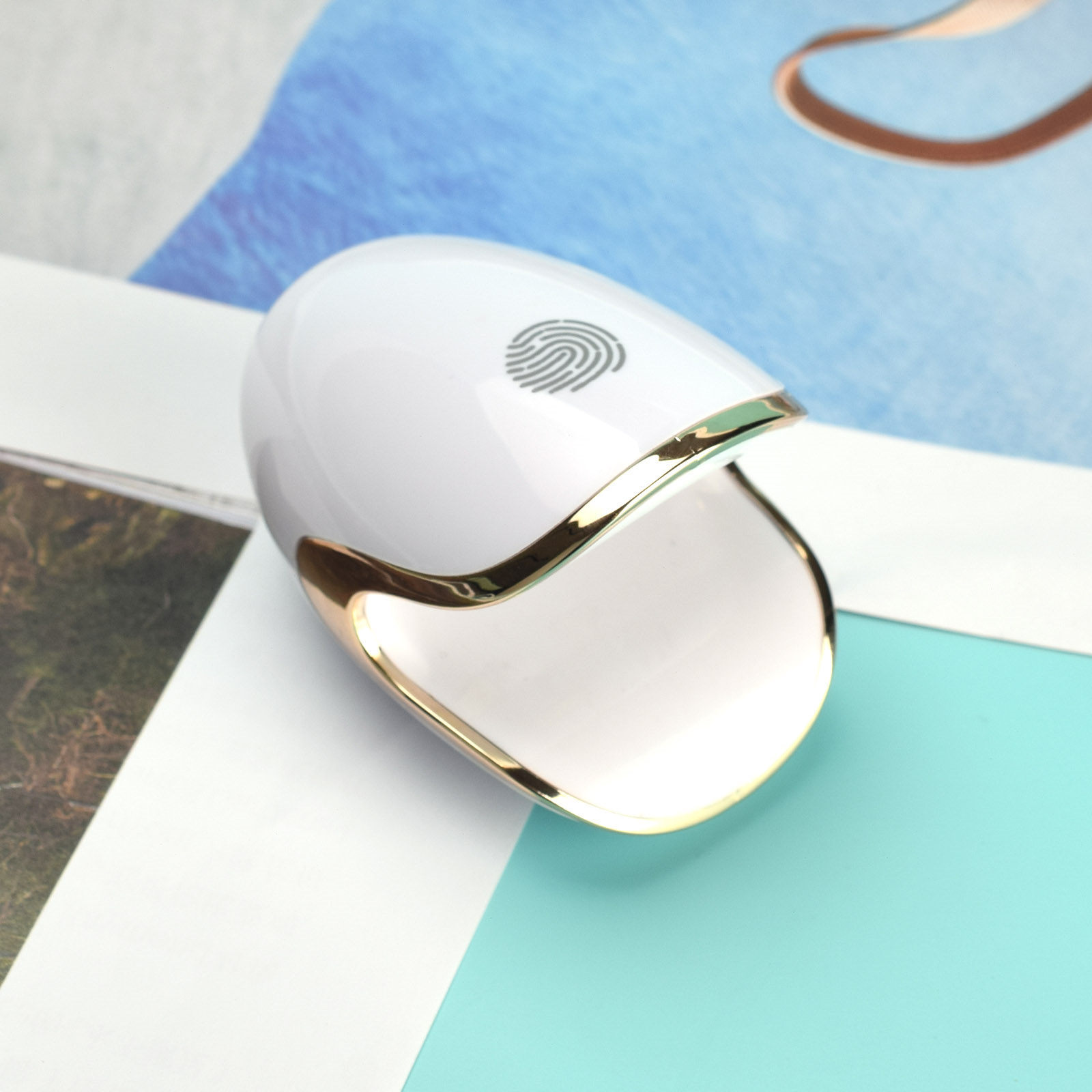 Бытовая портативная портативная не черная ручная светодиодная маленькая мини-машина для фототерапии с одним пальцем, 6 Вт, горячая лампа