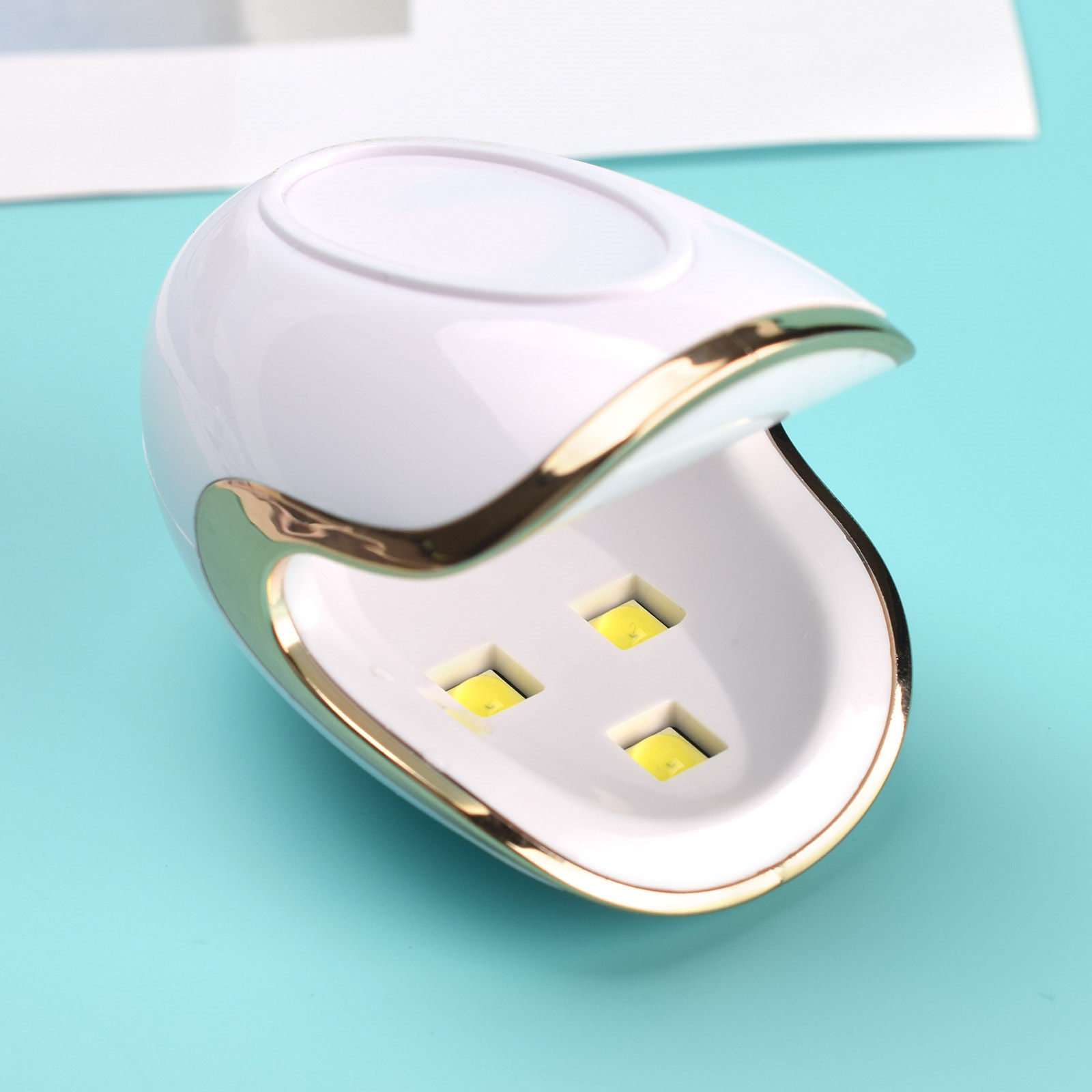 Бытовая портативная портативная не черная ручная светодиодная маленькая мини-машина для фототерапии с одним пальцем, 6 Вт, горячая лампа