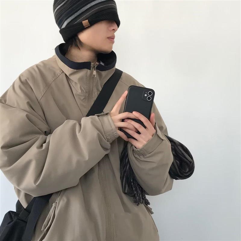 Men's Retro Japanese Padded Cotton-padded Jacket Outerwear