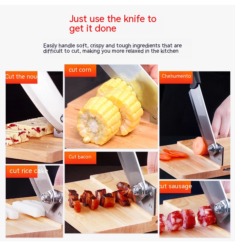 Title 2, Cake Knife Manual Household Small Corn Radish F...