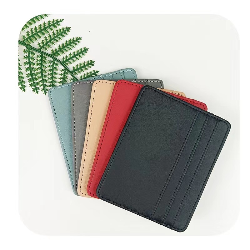Large Capacity Multiple Card Slots Compact Leather Cutting Ferrule - Image 2