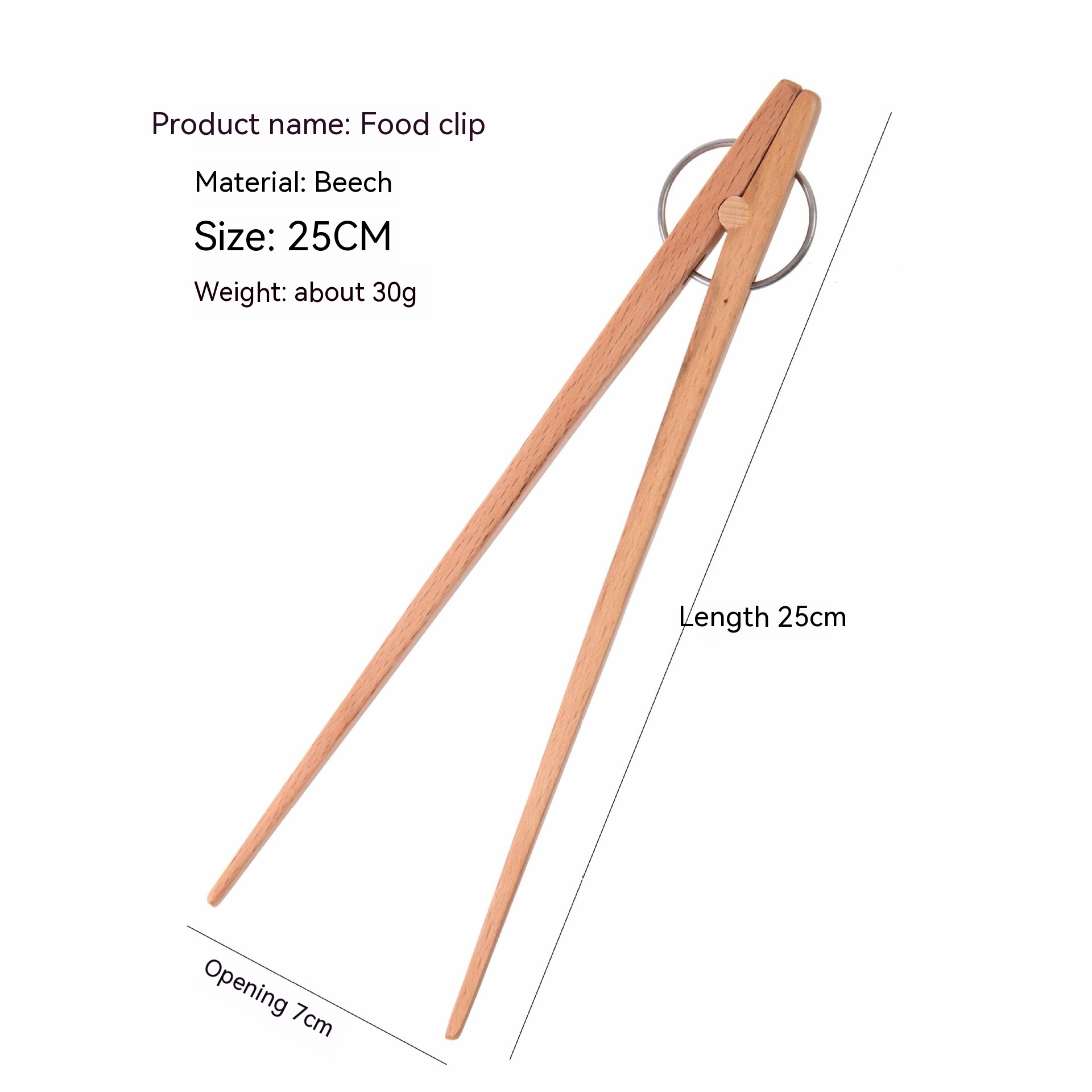 Title 5, Wholesale Beech Tongs Bread Clip Anti-scald Foo...