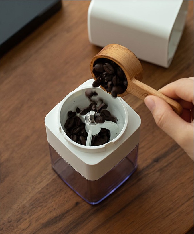 Square Electric Coffee Bean Grinder — foto 8