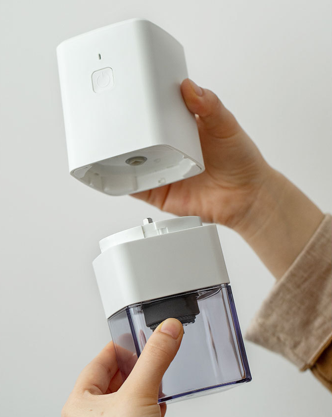 Square Electric Coffee Bean Grinder — foto 12