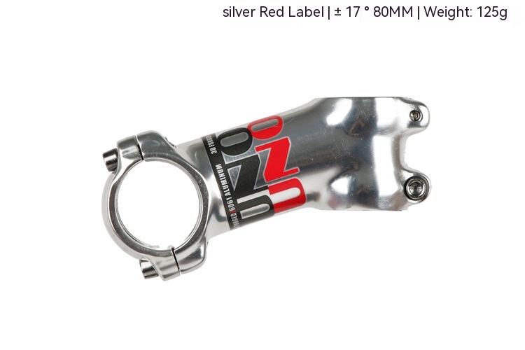 Silver 7 Degrees Lengthened Mountain Highway Bicycle Stem - Image 22