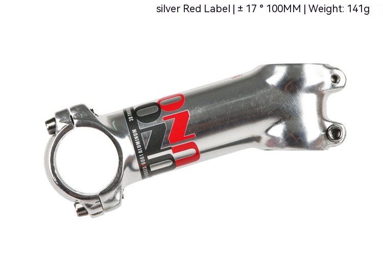 Silver 7 Degrees Lengthened Mountain Highway Bicycle Stem - Image 5