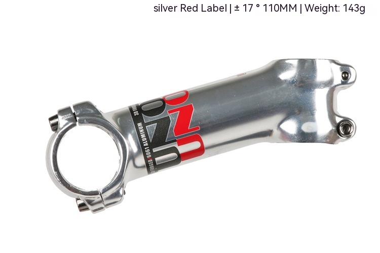Silver 7 Degrees Lengthened Mountain Highway Bicycle Stem - Image 20