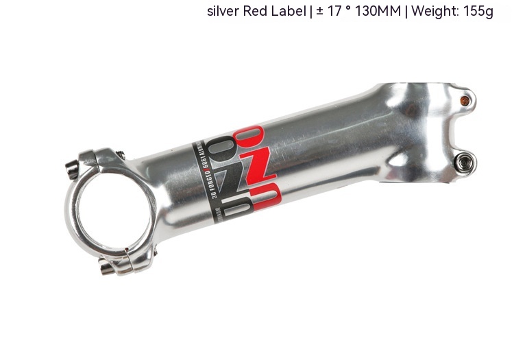 Silver 7 Degrees Lengthened Mountain Highway Bicycle Stem - Image 3