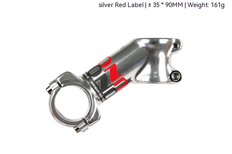 Silver 7 Degrees Lengthened Mountain Highway Bicycle Stem - Image 10