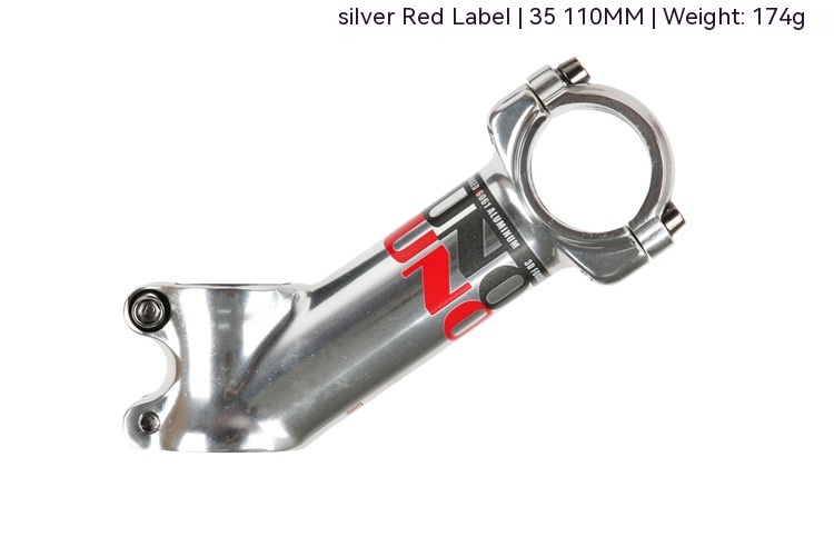 Silver 7 Degrees Lengthened Mountain Highway Bicycle Stem - Image 7