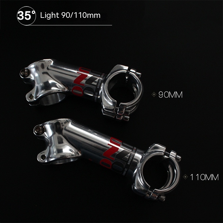 Silver 7 Degrees Lengthened Mountain Highway Bicycle Stem - Image 14
