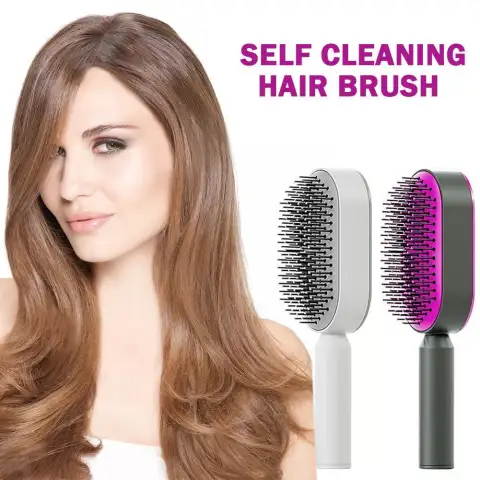 Women Fashion 3D Hair Growth Comb Hairbrush Self-Cleaning Brush