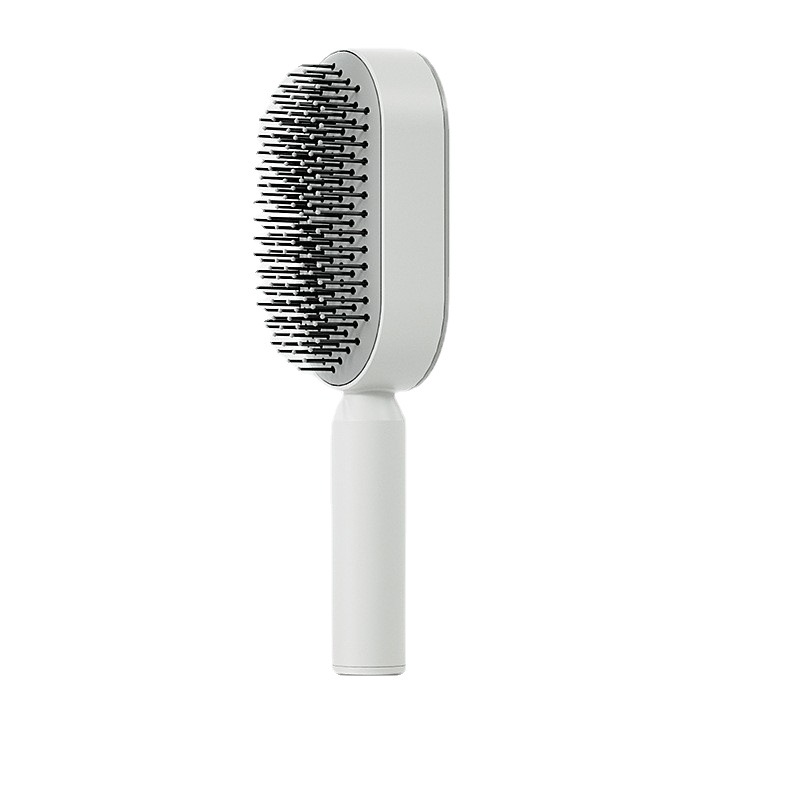 Women Fashion 3D Hair Growth Comb Hairbrush Self-Cleaning Hair Brush MediaQuery Self Cleaning Hair Brush For Women Massage Scalp Promote Blood Circulation Anti Hair Loss