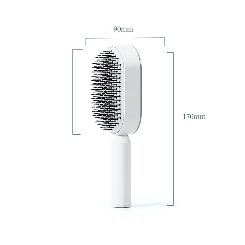 Women Fashion 3D Hair Growth Comb Hairbrush Self-Cleaning Hair Brush MediaQuery Self Cleaning Hair Brush For Women Massage Scalp Promote Blood Circulation Anti Hair Loss