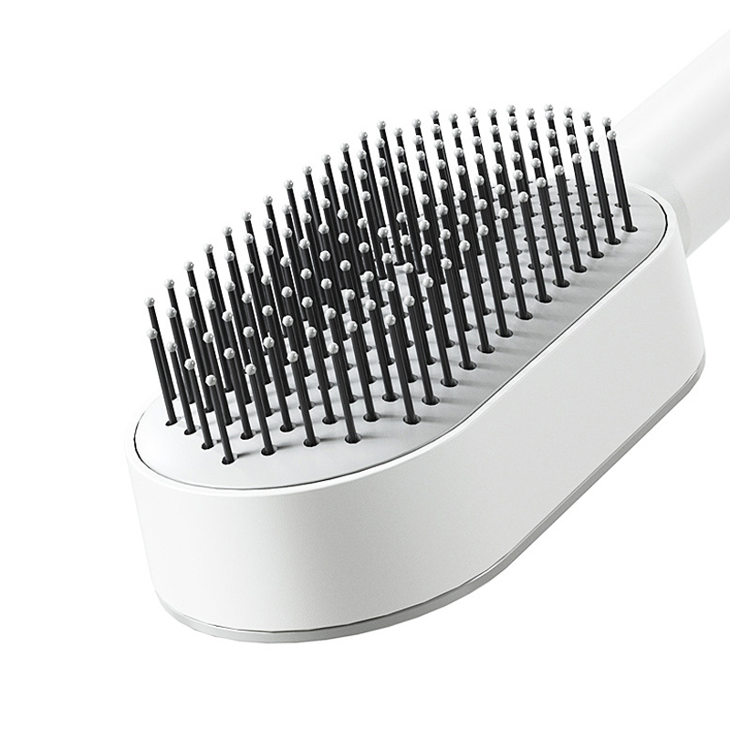 Women Fashion 3D Hair Growth Comb Hairbrush Self-Cleaning Hair Brush MediaQuery Self Cleaning Hair Brush For Women Massage Scalp Promote Blood Circulation Anti Hair Loss