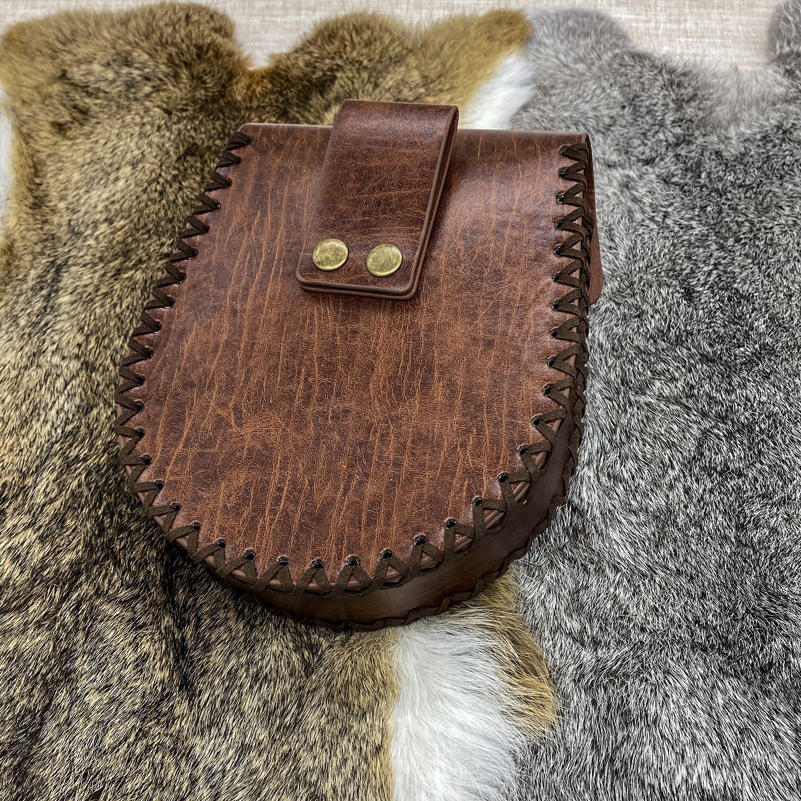 Viking Style Medieval Hanging Belt Coin Purse Vintage Belt Bag — foto 17