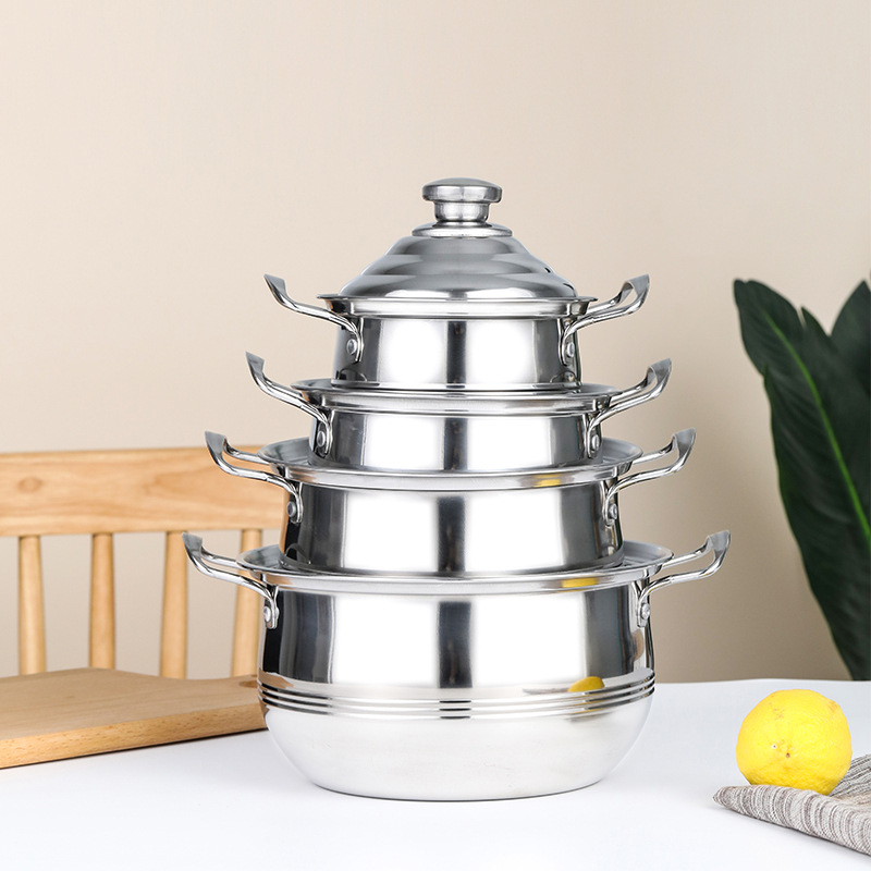 Title 5, Stainless Steel Soup Pot Tower Cover Household